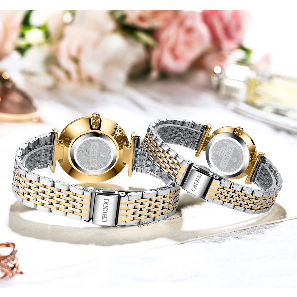 Đồng hồ đôi nam nữ chính hãng CHENXI CX-072A đẹp sang trọng máy nhật kèm hộp