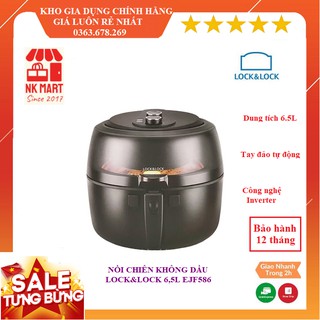 Mua Nồi chiên không dầu Lock&Lock cơ 6.5L EJF586BLK  công suất 1800w chính hãng bảo hành 12 tháng  công nghệ mới Inverter