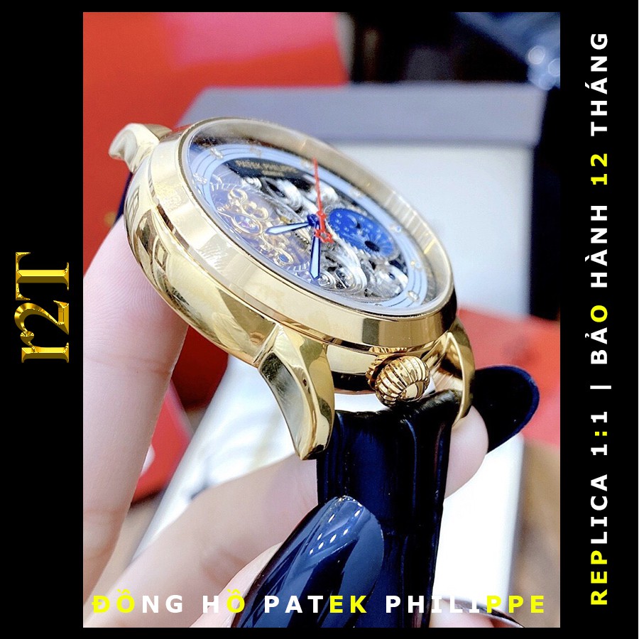 Đồng Hồ Nam Patek Thời Trang Lộ Cơ Cao Cấp Đồng Hồ Automatic Dây Da Chống Nước - R2T Việt Nam | BigBuy360 - bigbuy360.vn