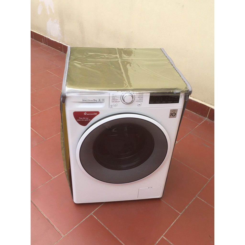 Áo trùm máy giặt - vỏ bọc máy giặt cửa ngang Vải Dù Siêu Bền