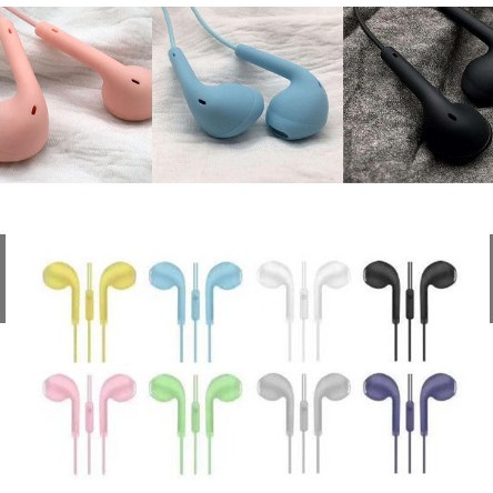 Tai nghe U19 rắc cắm 3.5mm màu sắc Macaron tùy chọn ROSE196 (B20)