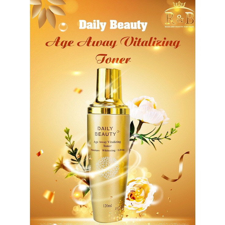Combo Bộ Tứ Đánh Thức Thanh Xuân Bộ sản phẩm trẻ hóa làn da Daily Beauty Age Away Vitalizing