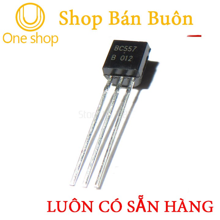 BC557 TO-92 TRANS NPN 0.1A 45V