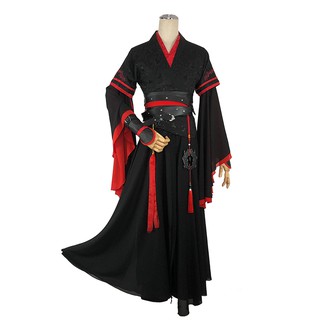 Cosplay Ma đạo tổ sư quần áo cổ trang nam của nhân vật Ngụy Vô Tiện/ Ngụy Anh đầy yêu mị