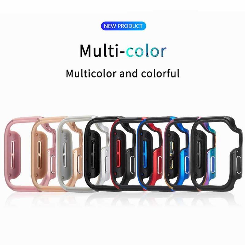 Khung Hợp Kim Nhôm Bảo Vệ Cho Đồng Hồ Thông Minh Apple Watch 5 4 44mm 40mm