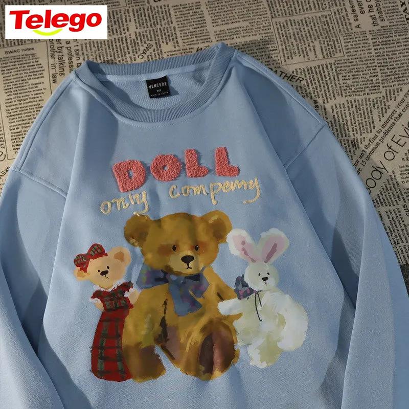 Áo sweater Tay Dài Dáng Rộng Phong Cách Thời Trang Hàn Quốc Cho Nữ