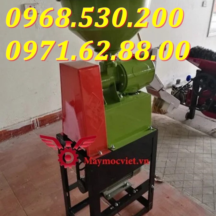 Thông số kỹ thuật Máy xát gạo mini và nghiền ngô vỡ mảnh VINMAX 6N40