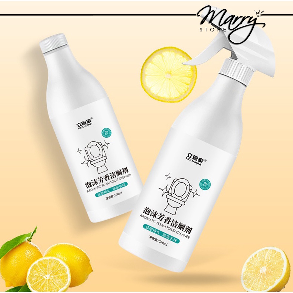 Dung Dịch Tẩy Rửa Bồn Cầu, Toilet, Làm Trắng Đồ Sứ Cao Cấp 500ml MARRYSTORE