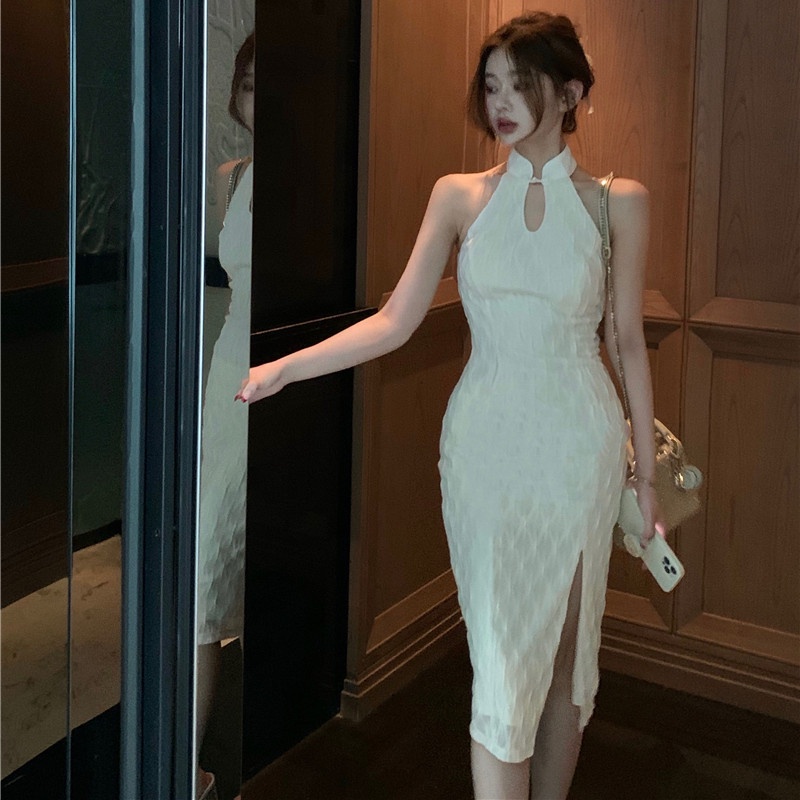 Đầm Midi Sát Nách Thiết Kế Xẻ Hợp Thời Trang