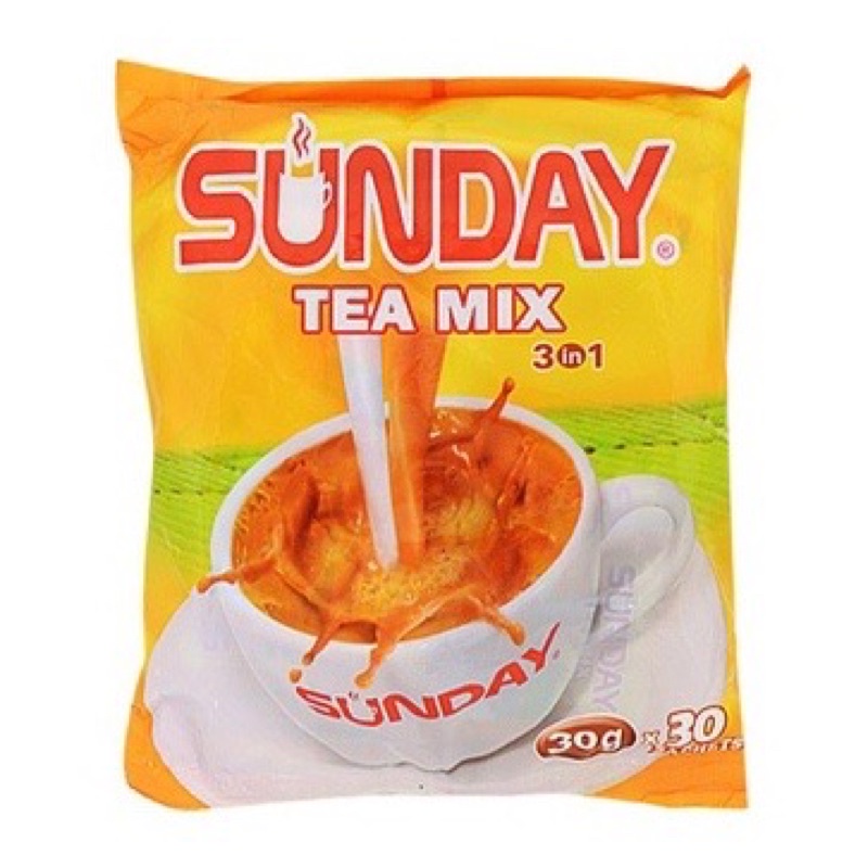 15 gói trà sữa Sunday Teamix (tách lẻ từ bịch 30 gói)- Date mới nhất