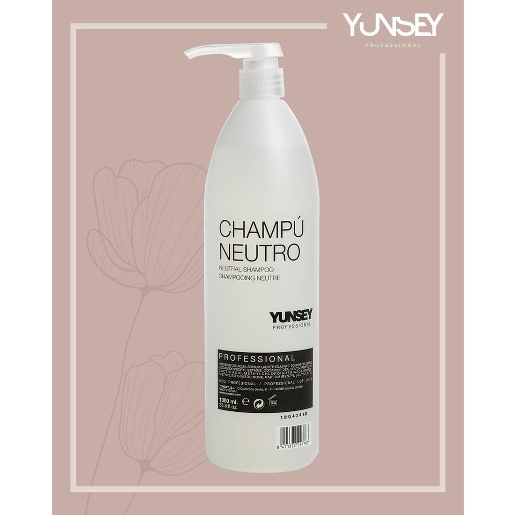 Dầu gội Yunsey dưỡng tóc và làm sạch dịu nhẹ Neutral Shampoo 1000ml