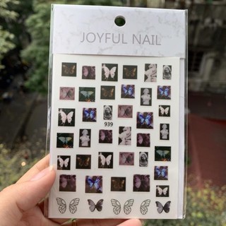 [HOT] Sticker nail , sticker bướm dán móng tay.