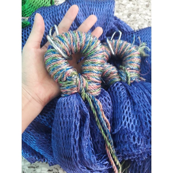 Võng Lưới Bó Đầu Đại 2 Lớp.KT 2m45 x 1m6. Võng Lưới 2 Lớp Cao Cấp hàng loại Dày, rộng. Võng lưới Buộc Đầu | BigBuy360 - bigbuy360.vn