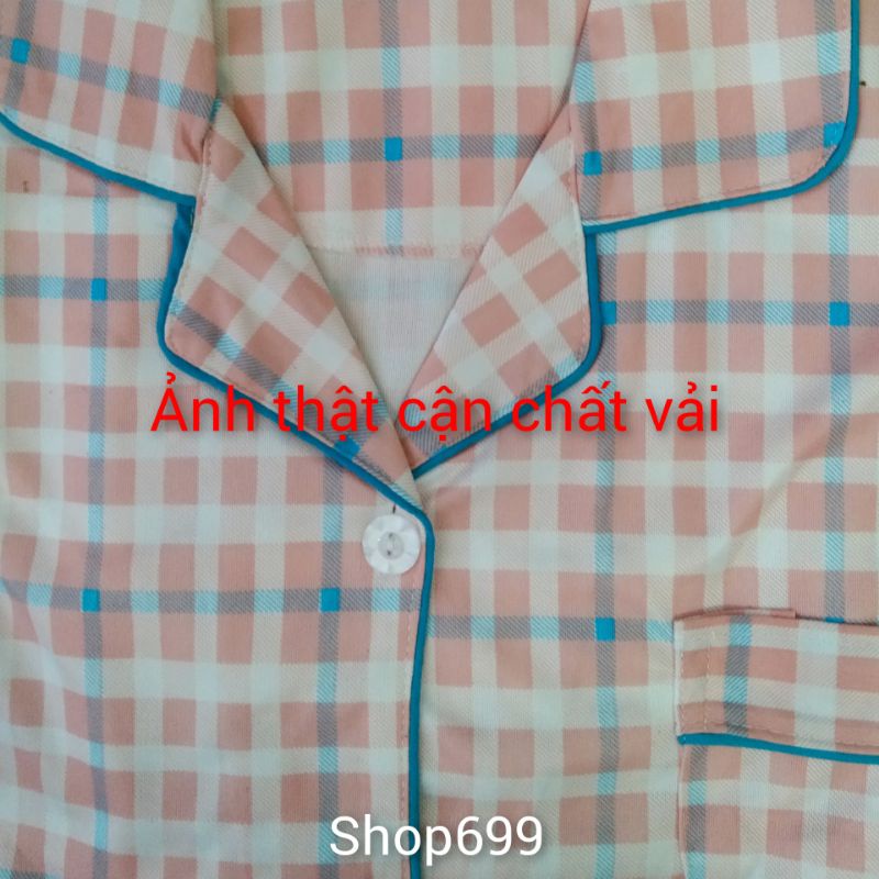 (CÓ SẴN- GIÁ GỐC)BỘ PIJAMA NGẮN TAY QUẦN DÀI PHONG CÁCH HÀN QUỐC (HÀNG QC)