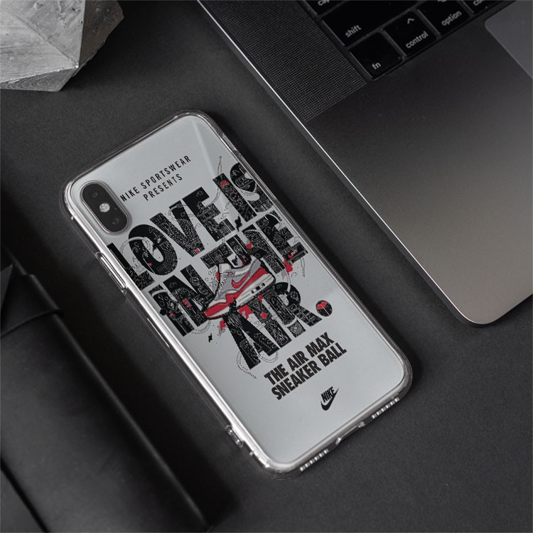 Ốp lưng LOVE IS IN THE AIR SNEAKER BALL NIKE cho Iphone 5 6 7 8 Plus 11 12 Pro Max X Xr NIKPOD00280