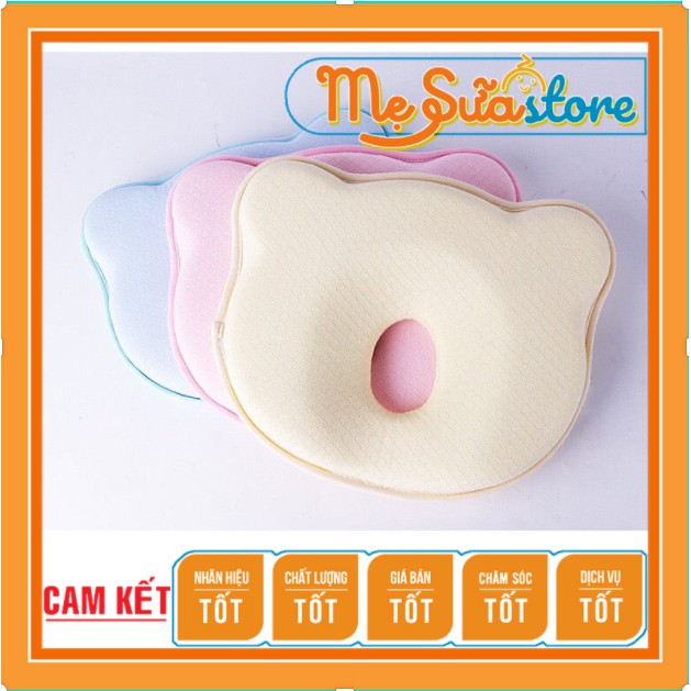 GỐI GẤU CAO SU NON CHỐNG BẸP ĐẦU CHO BÉ 0_5 TUỔI