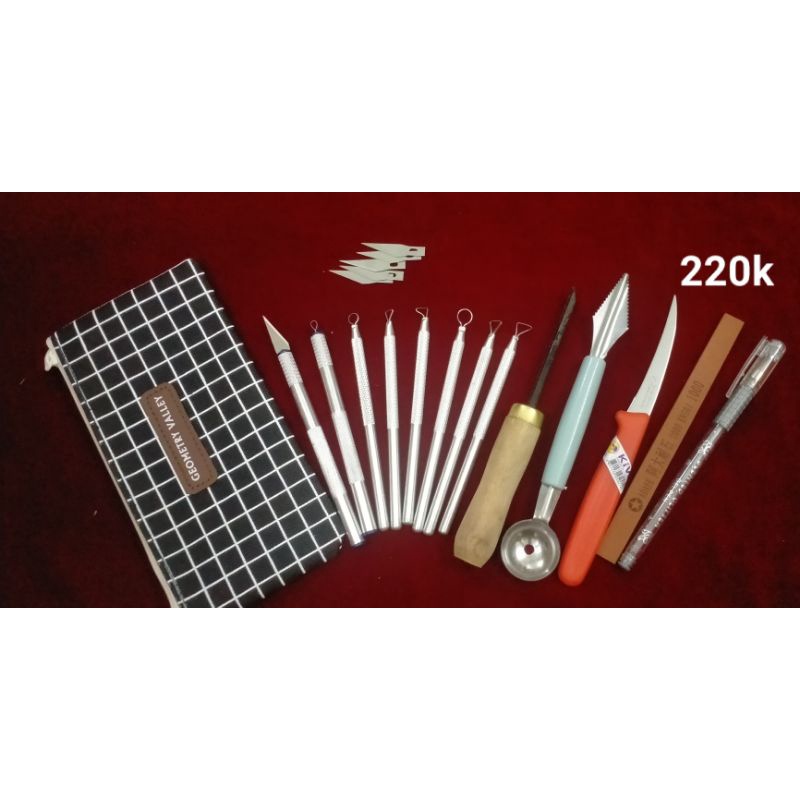 bộ dao khắc dưa hấu cơ bản
