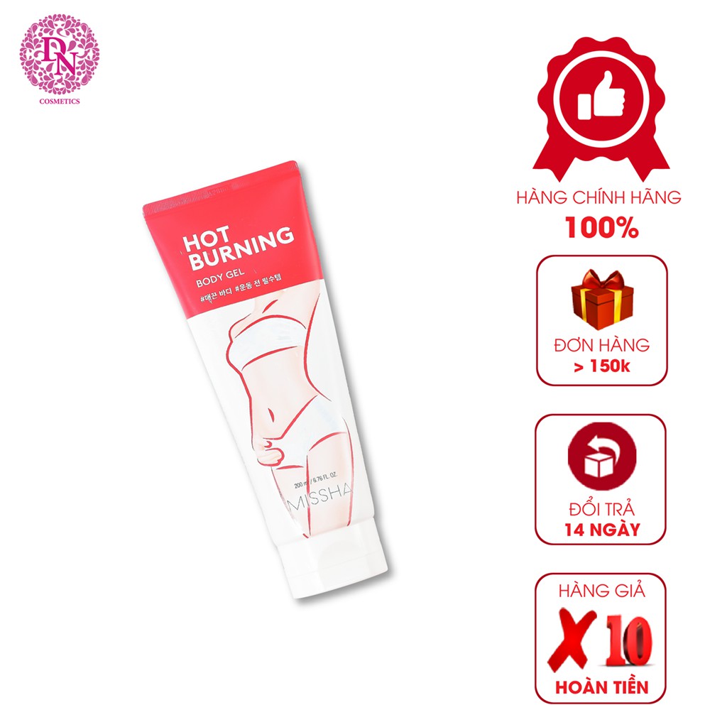 Kem Tan Mỡ Missha Hot Burning Perfect Body Gel 200ml