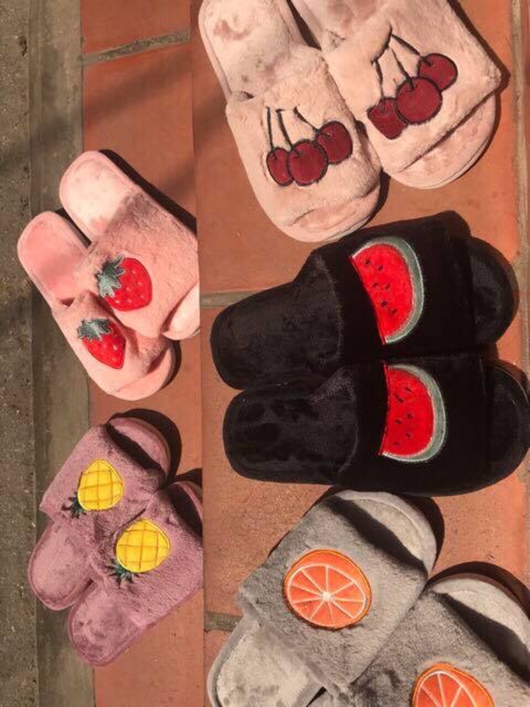 DÉP ĐI TRONG NHÀ HÌNH HOA QUẢ KUTE HÀNG LOẠI 1