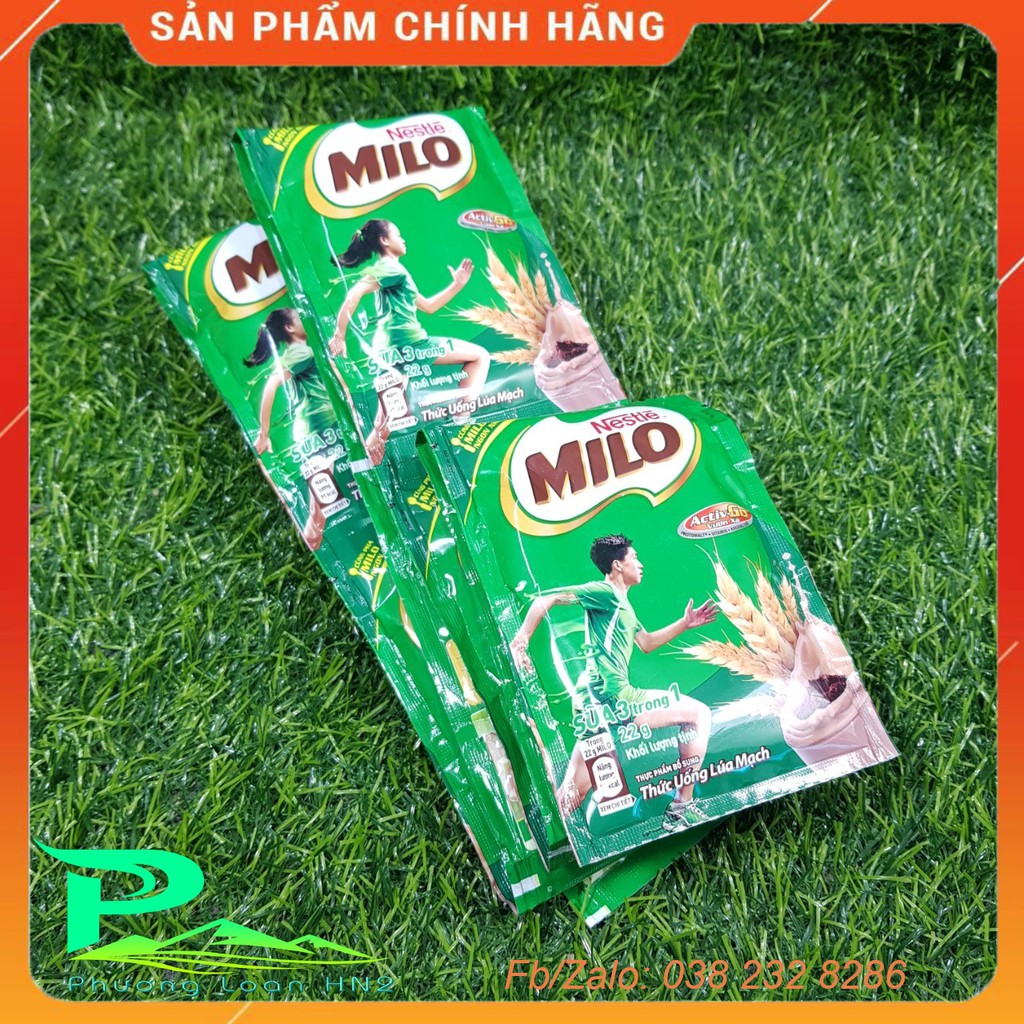 Sữa Nestle Milo 3 in 1 dây 10 gói x 22g