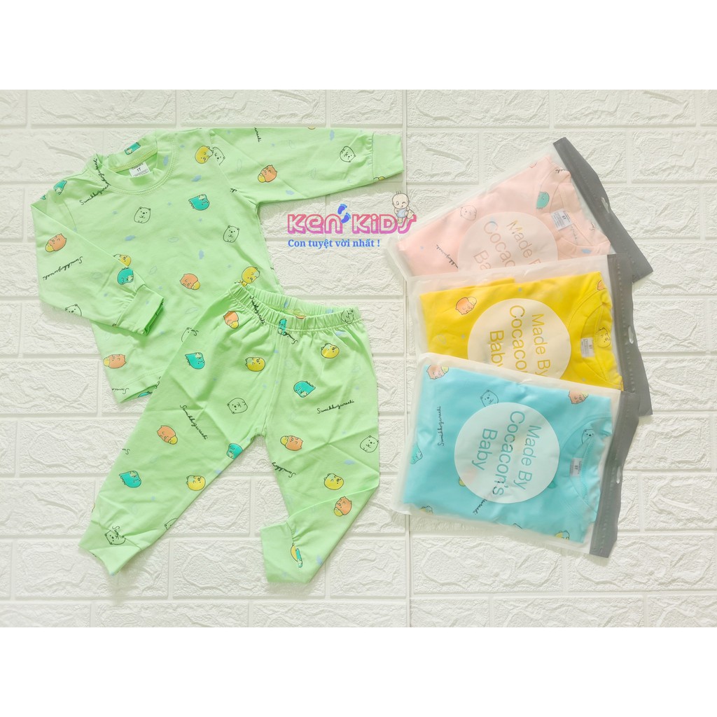 Bộ dài thun cotton chất đẹp cho bé trai / bé gái (6-14kg) - Cocacon's