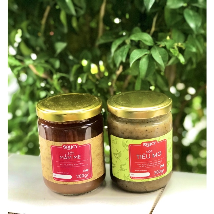 Combo sốt Mắm Me + Tiêu Mơ