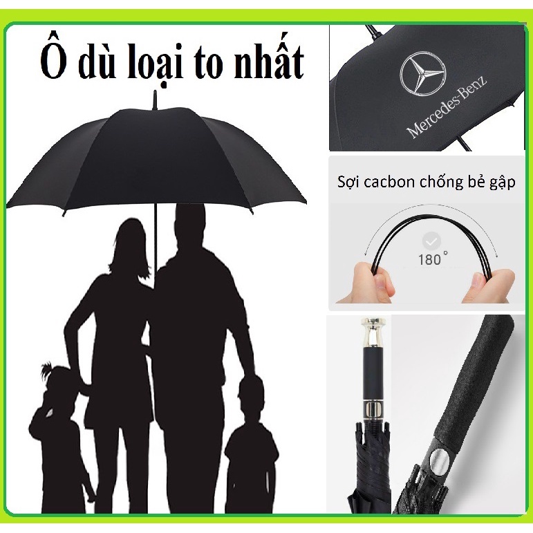 Ô dù che mưa loại to siêu bền, nhẹ, chắc chắn