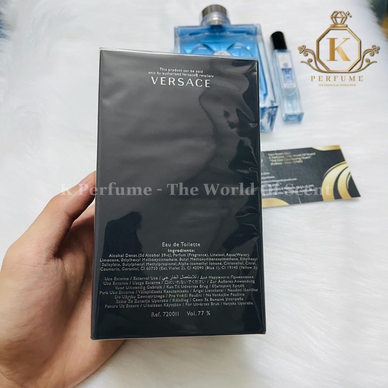 [K Perfume Chính Hãng] Nước Hoa Nam Versace Pour Homme | Thế Giới Skin Care
