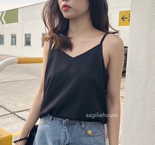 Áo 2 dây voan lụa (6 màu)