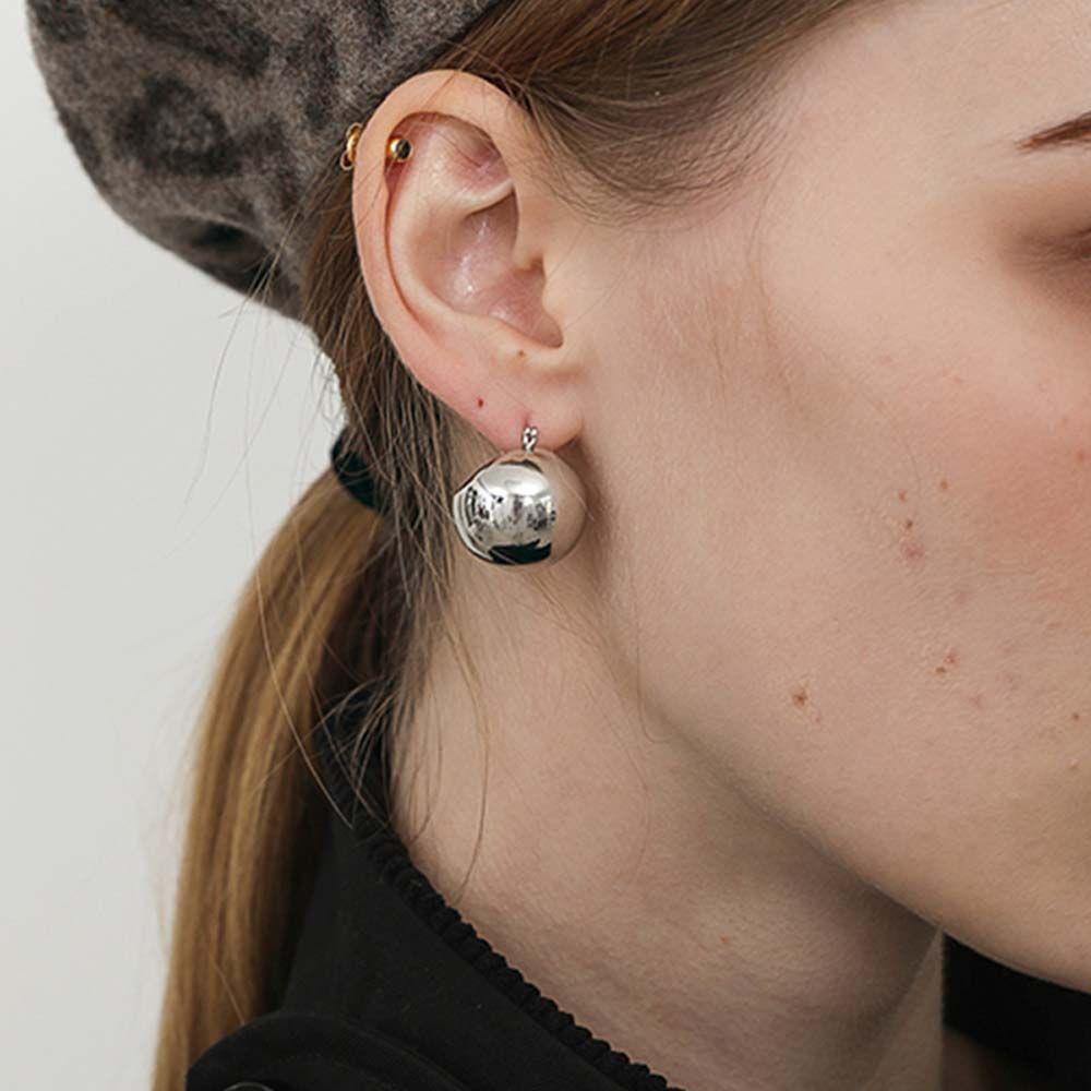 Bông Tai Tròn Thời Trang Pháp Cho Nữ|Bông Tai Hình Chữ U Màu Sắc Thời Trang Dành Cho Nữ