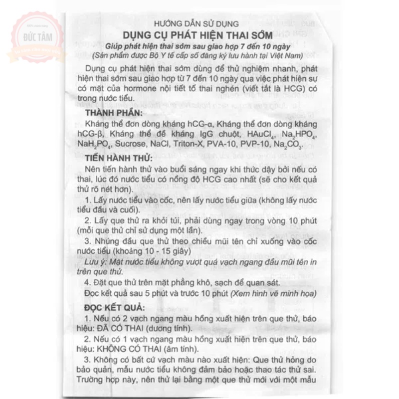 Que Thử Thai Chip Chip 2 Vạch Chính Xác Nhanh Chóng Che Tên