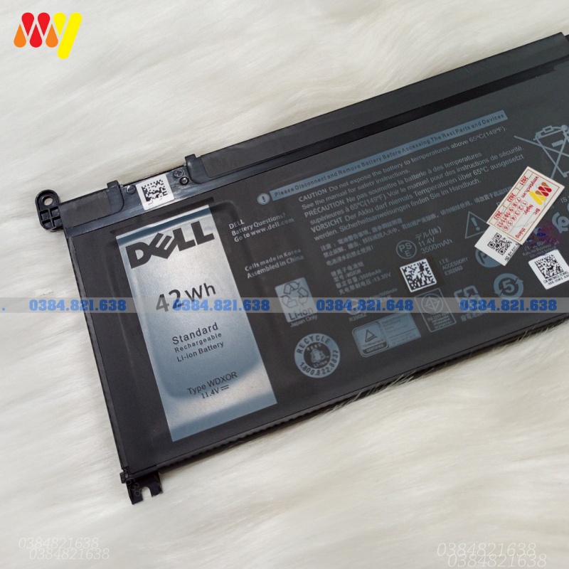 Pin Laptop Dell Inspiron 13-5000 13-7000 3481 3580 3581 3593 7378  Y3F7Y 3CRH3 T2JX4 WDX0R P66f NEW 100%