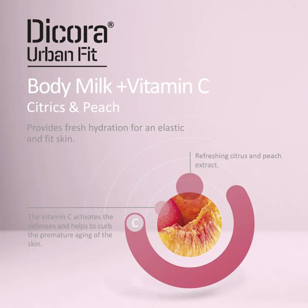 Sữa Dưỡng Thể Dicora Urban Fit Body Milk 400ml