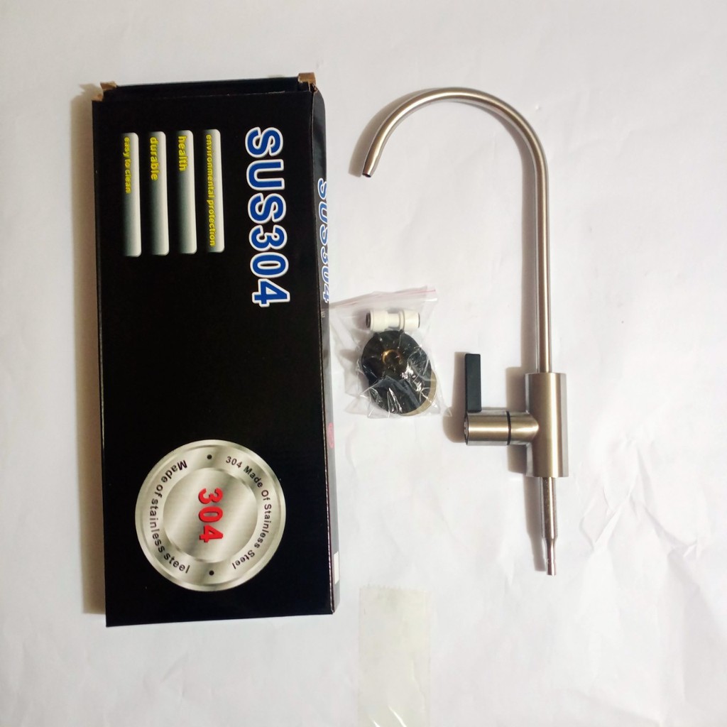 Vòi Ro Inox - Vòi máy lọc nước Inox 304 cao cấp xoay 360 độ - Bền đẹp - Giá tốt nhất
