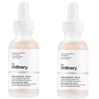 The Ordinary Lactic Acid 5% / 10% + HA 2% Serum Làm Sáng Da 30ml