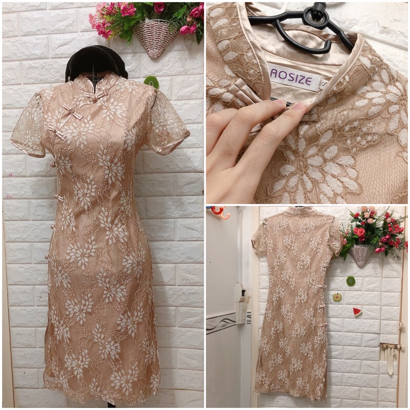 Sườn xám cực phẩm hot trend dưới 60 kg