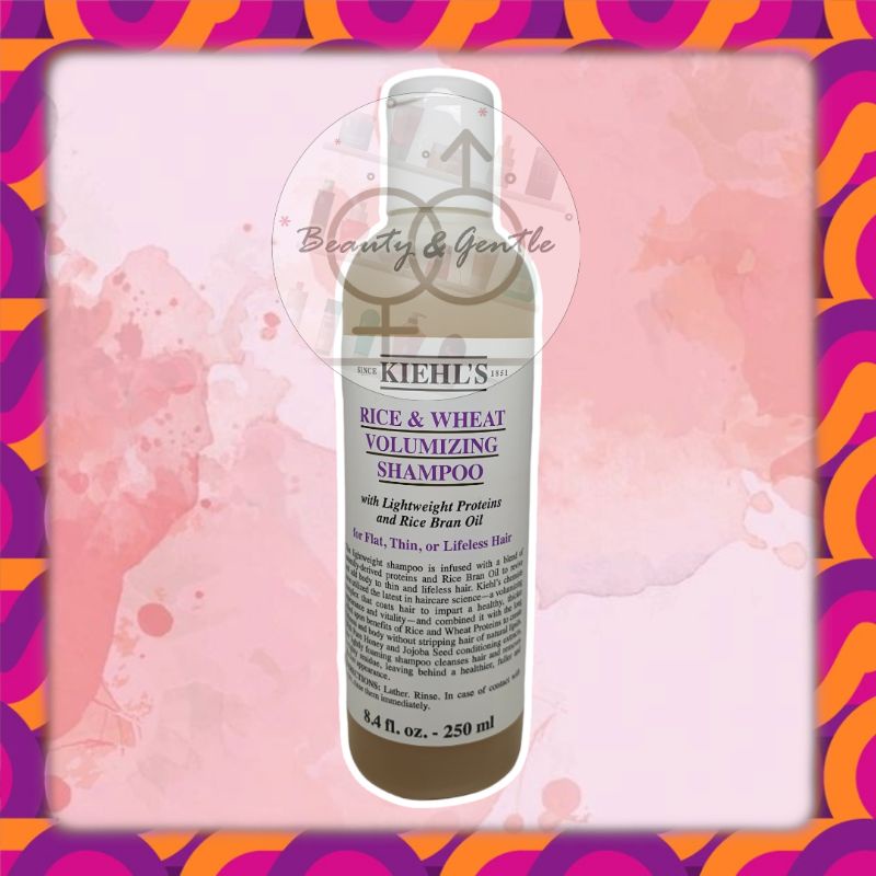 Dầu Gội Kiehls Chiết Xuất Gạo Và Lúa Mạch 200ml 250ml
