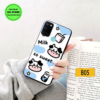 Ốp lưng điện thoại REALME C15 - REALME C17 - REALME C20 in hình bò sữa đáng yêu, ngộ nghĩnh