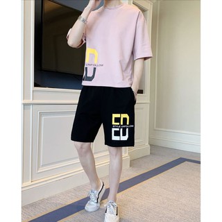 Bộ quần áo thun nam quần áo mùa hè BB02