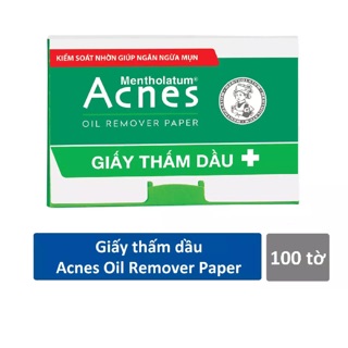 Giấy thấm dầu Acnes Oil Remover Paper (100 tờ)