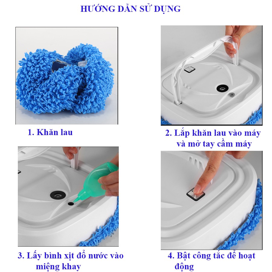 Máy Lau Nhà, Máy Lau Nhà Thông Minh - Công Suất Lớn, Lau Sạch, 2 Chế độ Lau Khô- Ướt. 1 Đổi 1 Trong 7 Ngày. Mua Ngay! | BigBuy360 - bigbuy360.vn