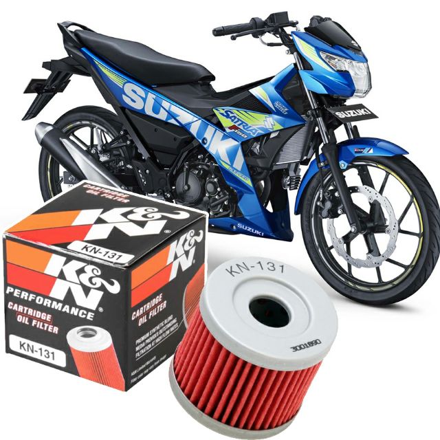 Lọc nhớt KN 131 cho Suzuki Raider - Satria - GSX150 - Bandit chính hãng USA