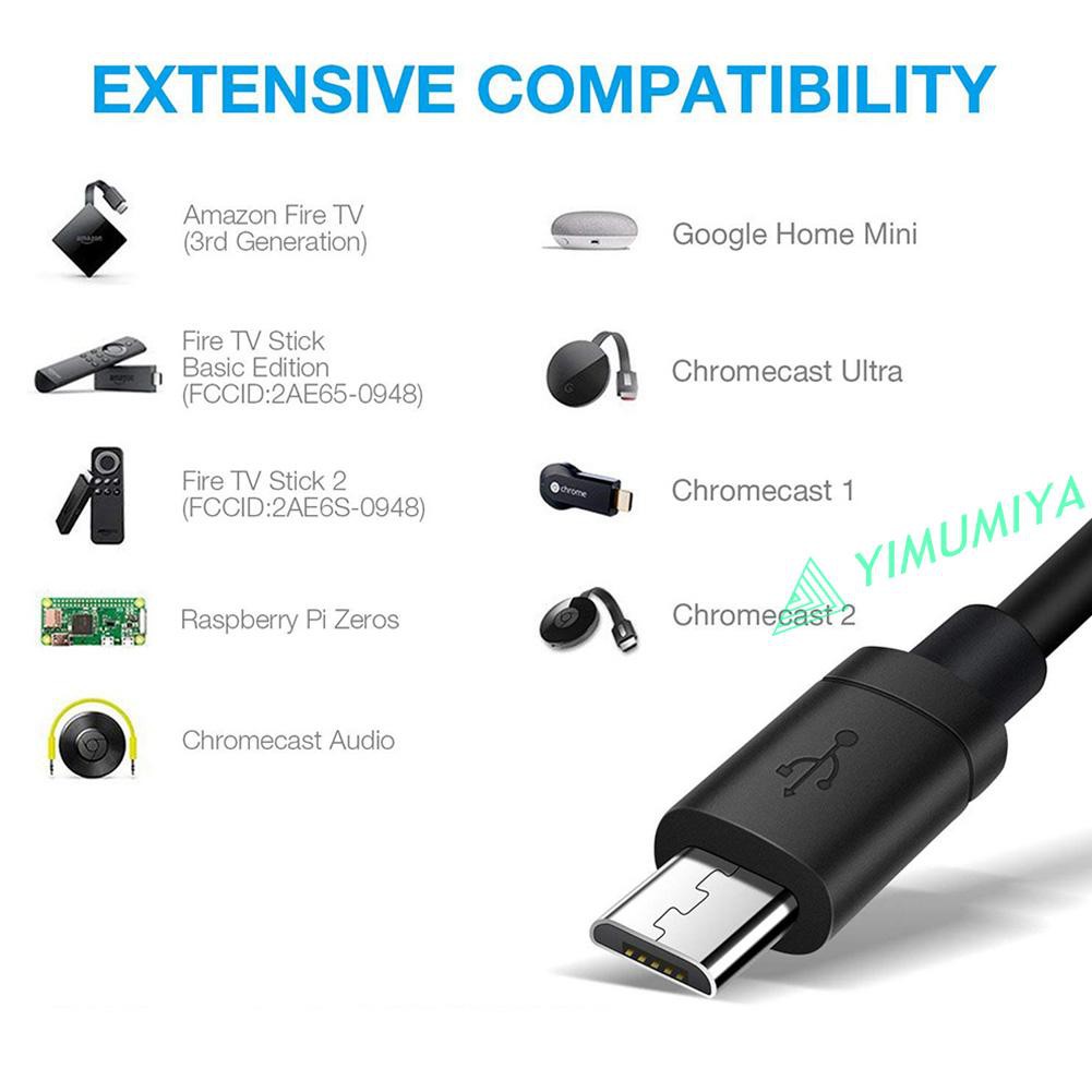 Bộ Chuyển Đổi Yi Ethernet Cho Amazon Fire Tv Google Home Mini Chromecast Ultra 2 1