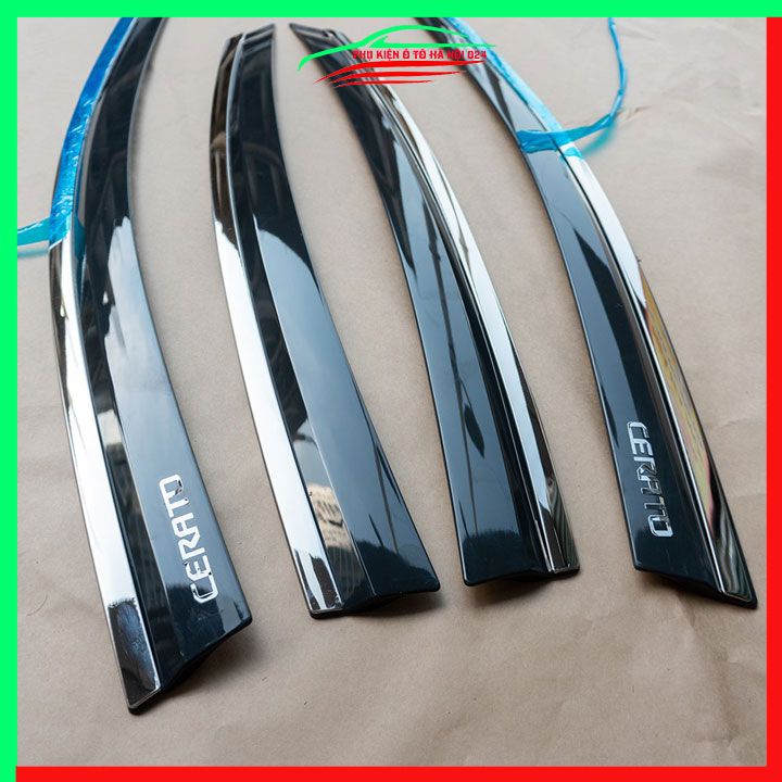 Vè che mưa ô tô Cerato 2019-2023 chỉ Inox cao cấp