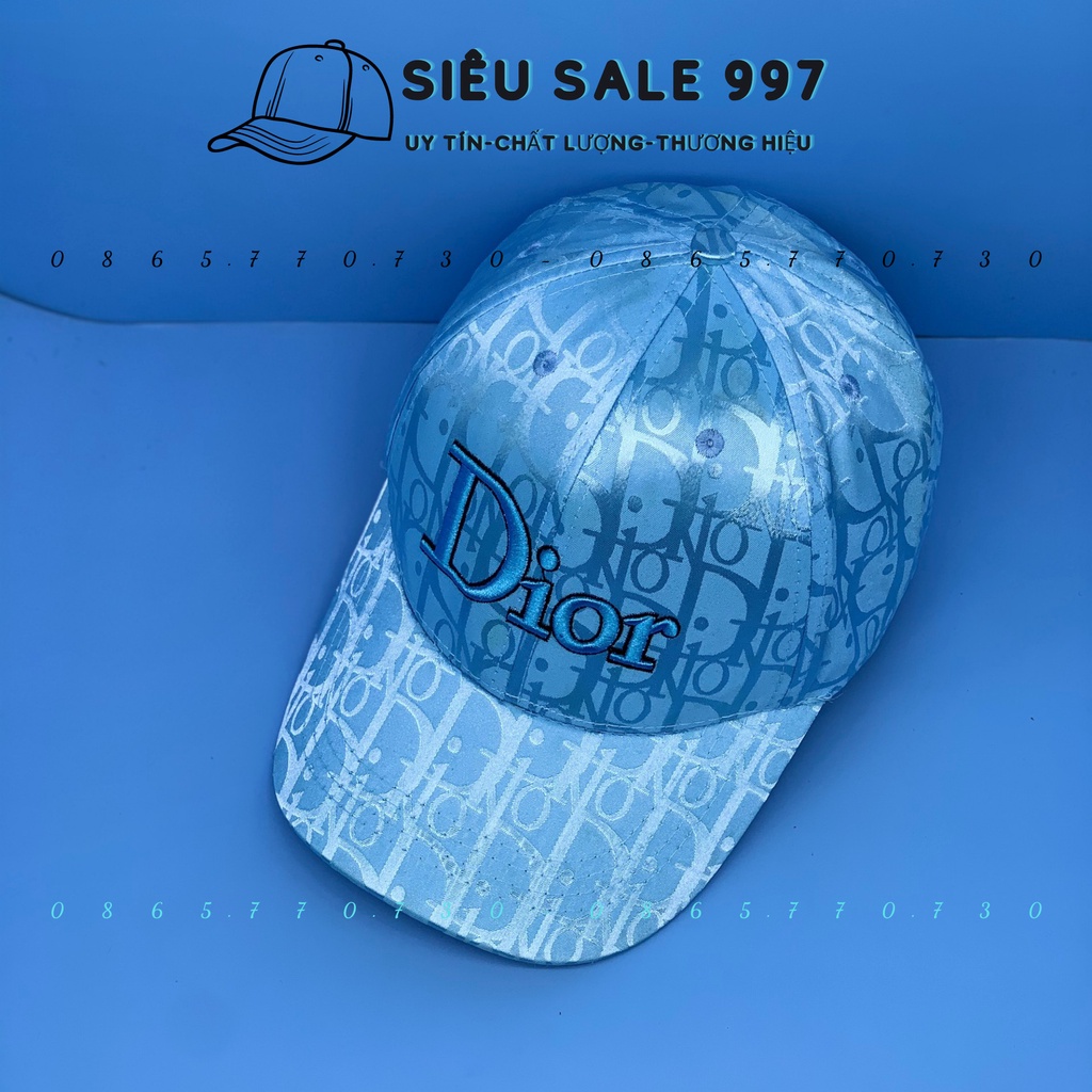 MŨ LƯỠI TRAI CHẤT GẤM THÊU DII- 0R NHIỀU MÀU CAO CẤP HÀNG ĐẸP NHƯ HÌNH