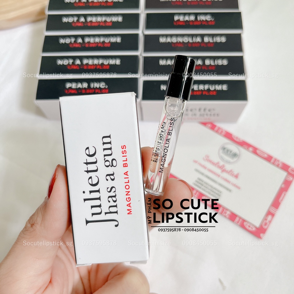 Nước Hoa Juliette Has A Gun Pear - Not A Perfume - Magnolia Bliss - Lust For Sun Inc. 5ml