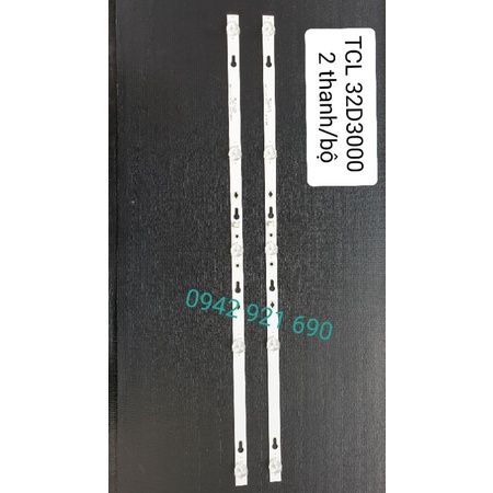 Led Tivi TCL 32D3000 - 32D2900 - 32S65000 (Bộ 2 thanh 5 led)