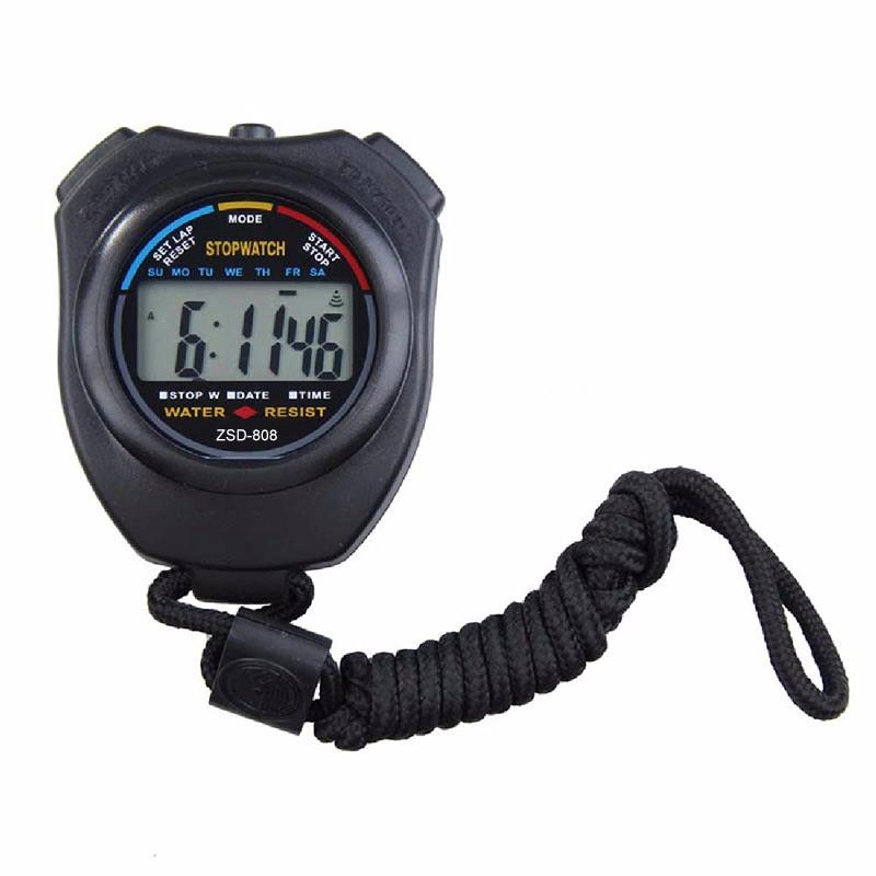 Đồng hồ bấm giờ tập thể thao màn hình LCD hiển thị kỹ thuật số