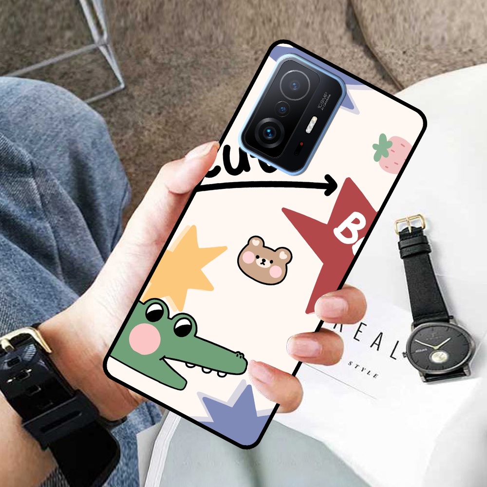 Ốp Xiaomi Mi 11T 5G / Mi 11T Pro 5G in hình cá mập, khủng long dễ thương, cute (T01 - T06)