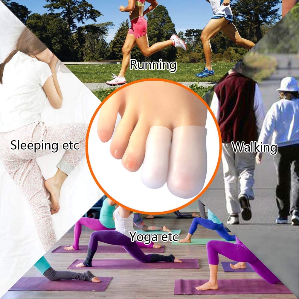Gel Bọc Ngón Chân Để Bảo Vệ Ngón Chân Từ Ma Sát.